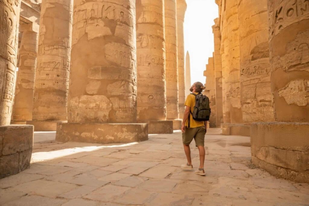 Karnak Temple columns
